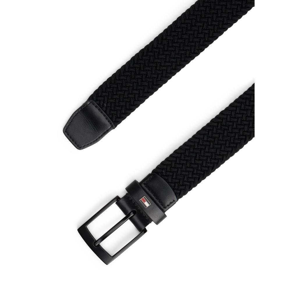 Tommy Hilfiger Enamel Flag Braided Elastic Belt